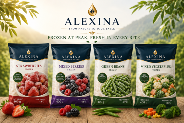 Alexina Foods Egyptian Frozen Fruits & Vegetables Exporter