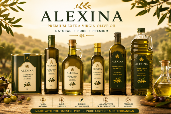 Alexina Foods Premium Egyptian Olive Oil Exporter