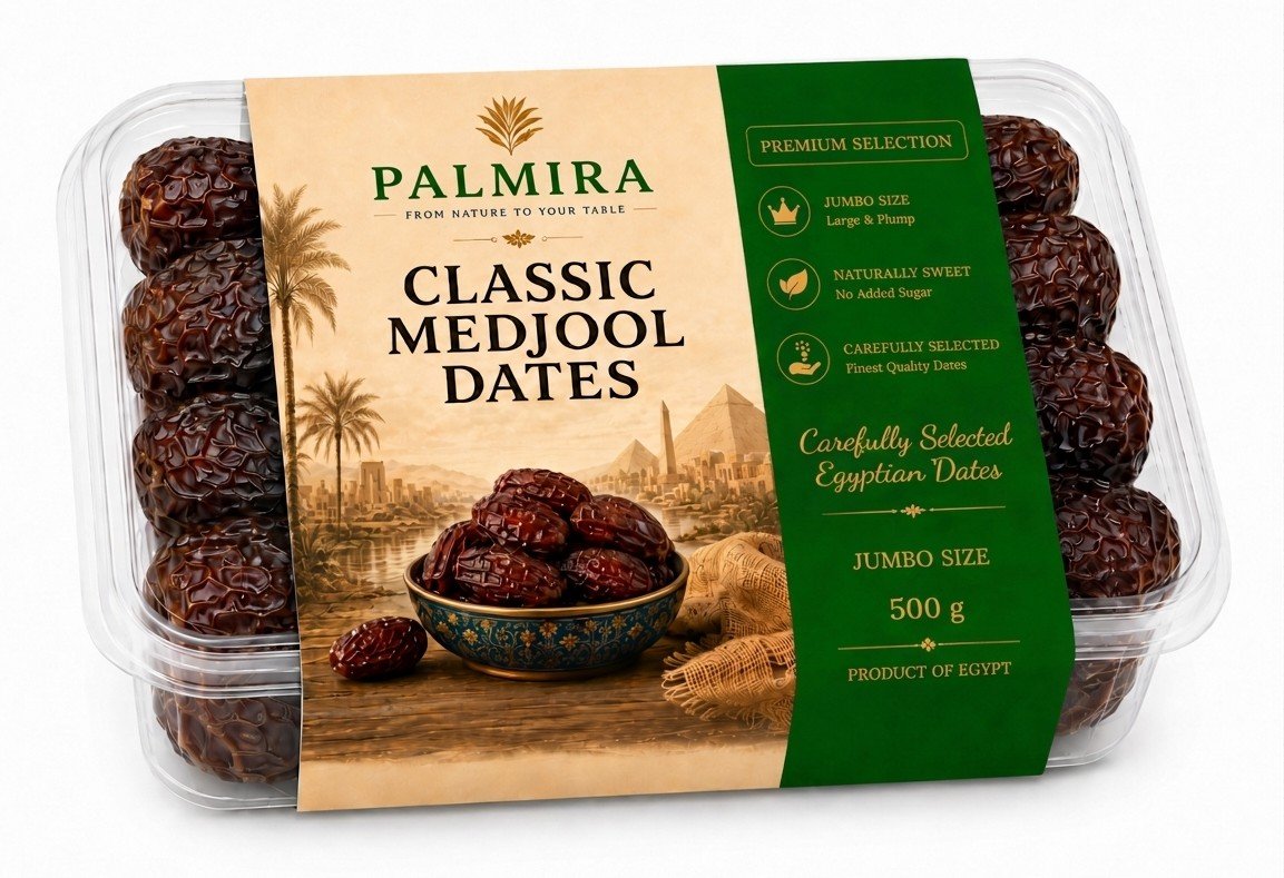 Classic Egyptian Medjool Dates 500 G Package