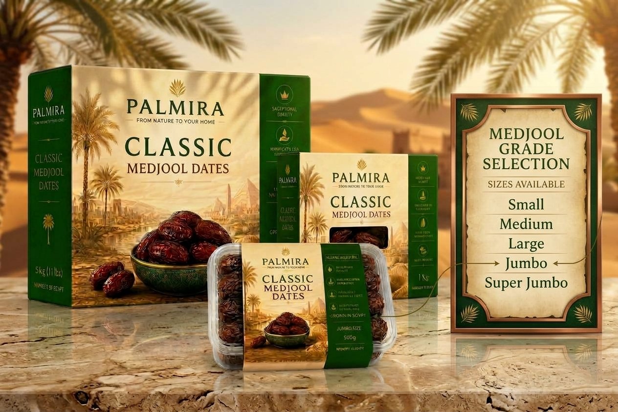 Classic Egyptian Medjool Dates In Different Packages & Sizes