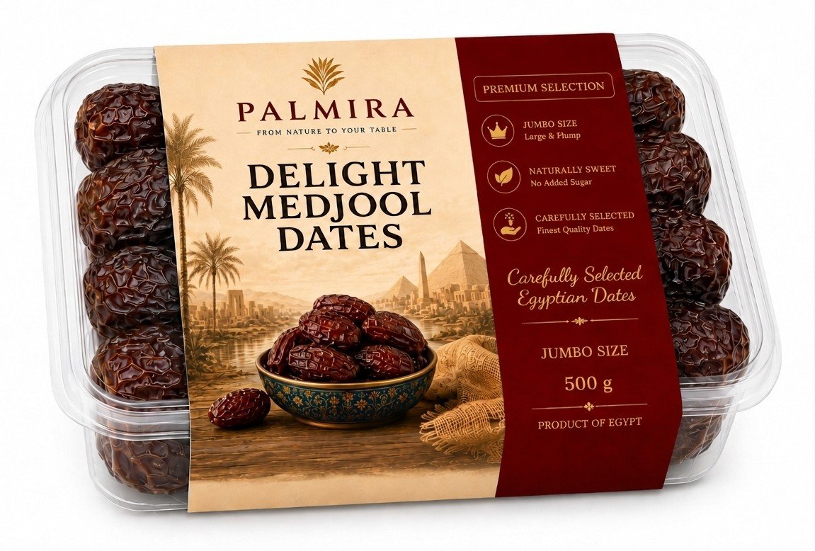 Delight Egyptian Medjool Dates 500 G Package