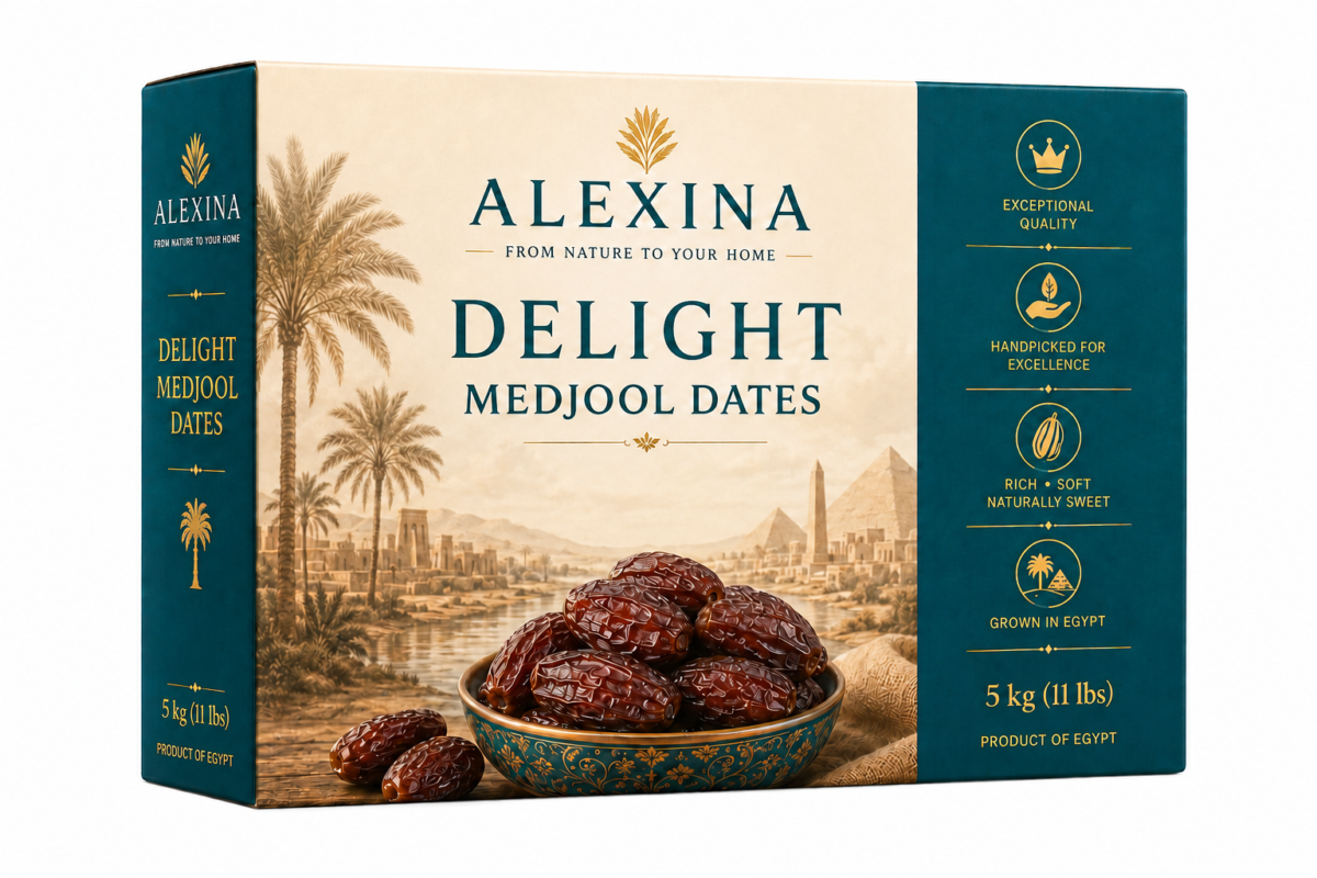 Egyptian Delight Medjool Dates - Alexina Foods