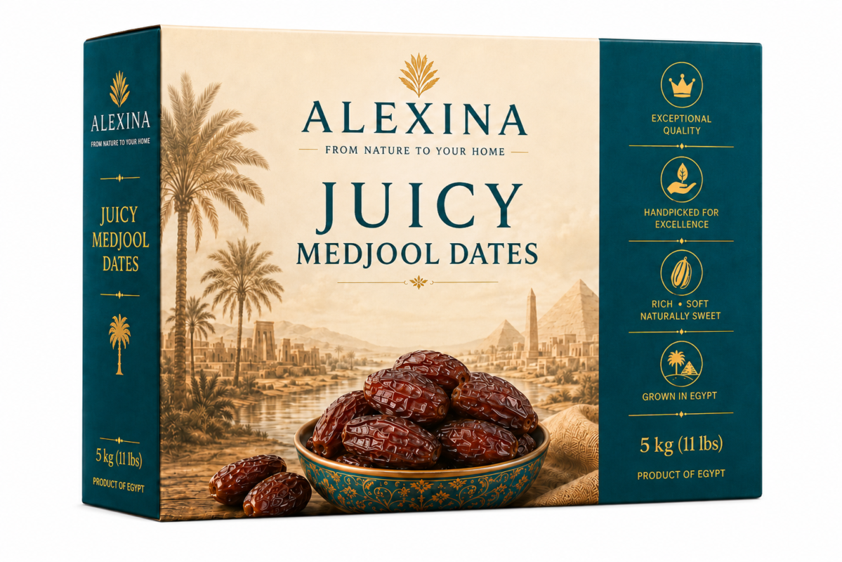 Egyptian Juicy Medjool Dates - Alexina Foods