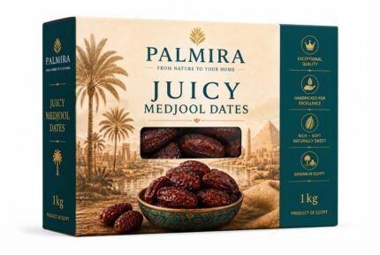 Juicy Egyptian Medjool Dates 1 Kg Carton