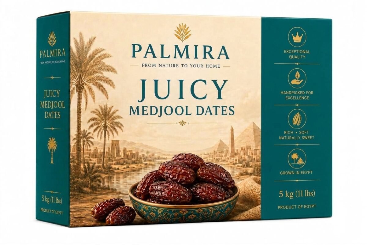 Juicy Egyptian Medjool Dates 5 kg Carton