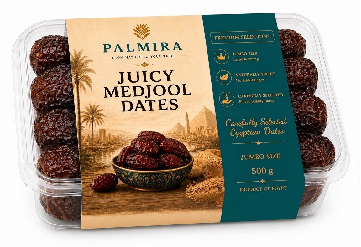 Juicy Egyptian Medjool Dates 500 G Package